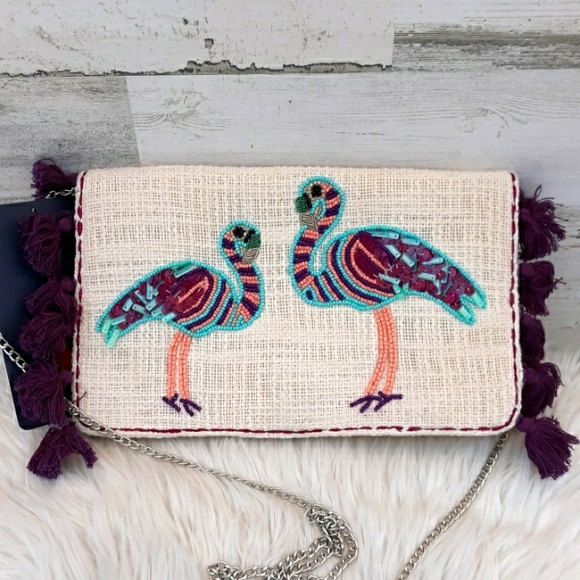 NWT ASMARA CROSSBODY/CLUTCH BEADED BAG - Picture 13 of 13